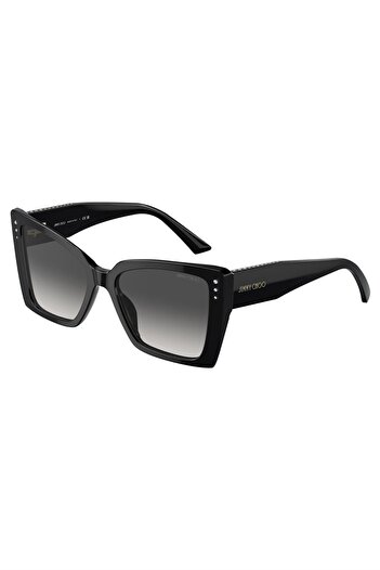 Jimmy Choo Woman Butterfly Sunglasses- Jc 5001b - Lense Size:54mm - Black