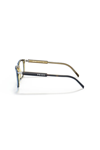 Prada Man Rectangle Eyeglasses- Pr 13yv - Lense Size:53mm - Denim Tortoise