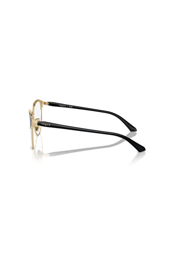Vogue Woman Phantos Eyeglasses- Vo 4305 - Lense Size:51mm - Top Black/pale Gold