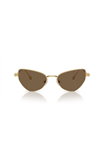 Swarovski Woman Irregular Sunglasses- Sk 7011 - Lense Size:56mm - Gold