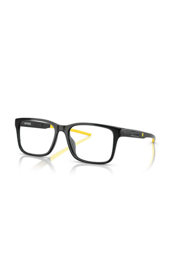 Scuderia Ferrari Ferrari Scuderia Man Square Eyeglasses- Fz 8010u - Lense Size:54mm - Grey Transparent
