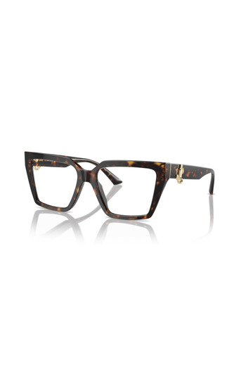 Jimmy Choo Woman Cat Eye Eyeglasses- Jc 3017u - Lense Size:52mm - Havana