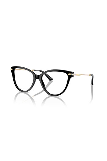 Jimmy Choo Woman Cat Eye Eyeglasses- Jc 3001b - Lense Size:52mm - Black