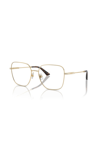 Jimmy Choo Woman Square Eyeglasses- Jc 2001b - Lense Size:53mm - Pale Gold