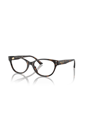 Jimmy Choo Woman Oval Eyeglasses- Jc 3003bu - Lense Size:52mm - Havana