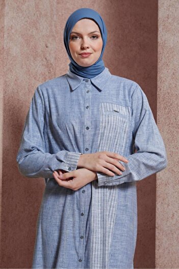 Alvina Tunic - Shirt Collar, Model 44593