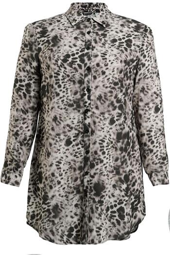 Alvina Buttoned Patterned Tunic 2857