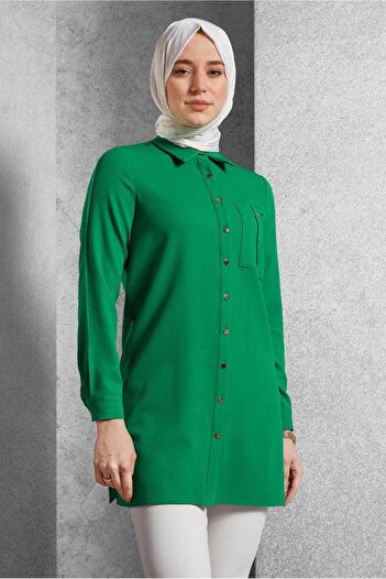 Alvina Shirt Collar Tunic 45295