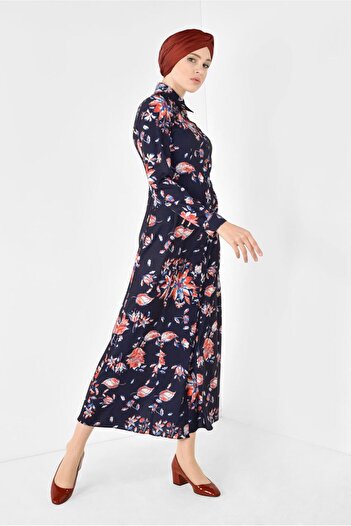 Alvina Floral Patterned Long Tunic 4940