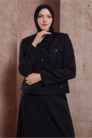Alvina 30431 Model Buttoned Skirt Set