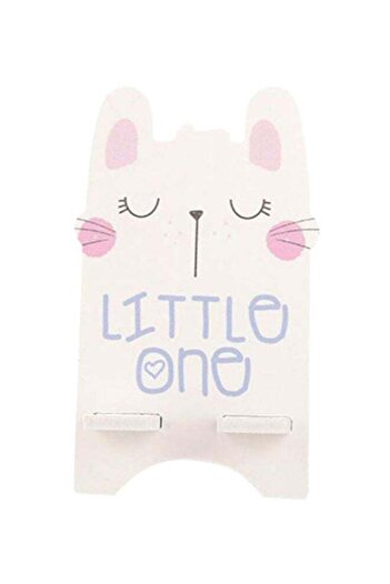 Generic Korean-style Cute Cartoon Wooden Mobile Stand - Cat
