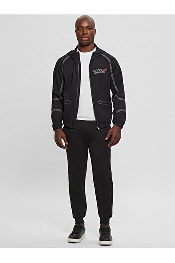 Guess FALKOR Zip Hoodie - Πλεκτή Μπλούζα από σουέτ