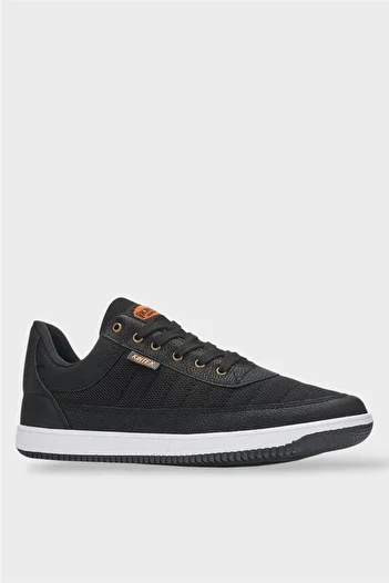 Liger Men's Daily Comfortable Sneakaer Sports Shoes Black - White