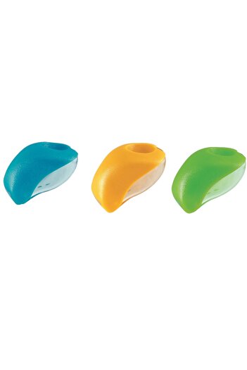 Maped Single Hole Bulbo Pencil Sharpener - 3 Different Colors, 3 Pieces
