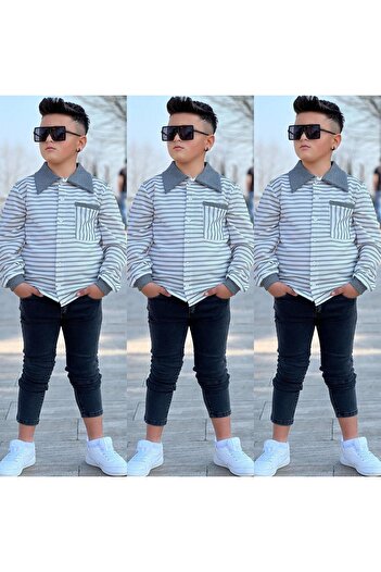 Yalçınoğlu Kids Elegance Special for the Holiday: Boy's Combo I Holiday Elegance for Little Lords! I Boy's Shirt