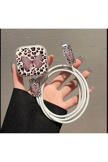 OVADA İphone 18W/20W Uyumlu Şarj Kılıfı, Şarj Kablosu Örme Aparatı, Kablo Koruyucu