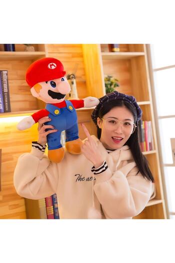 e-life shop XL Size Legend Mario Luigi Plush Toy 50 cm Sleep & Play Companion