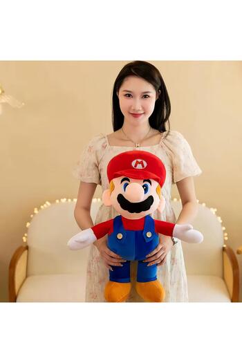 e-life shop XL Size Legend Mario Luigi Plush Toy 50 cm Sleep & Play Companion