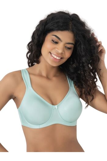 MOONLİGHT 2119 Water Green Minimizer Gathering Bra (Bra)
