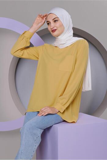Alvina Round Neck Pocket Tunic 40732