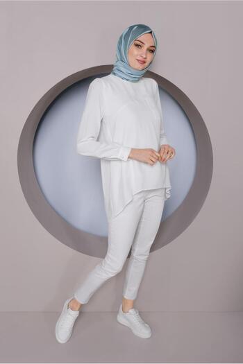 Alvina Round Neck Pocket Tunic 40732