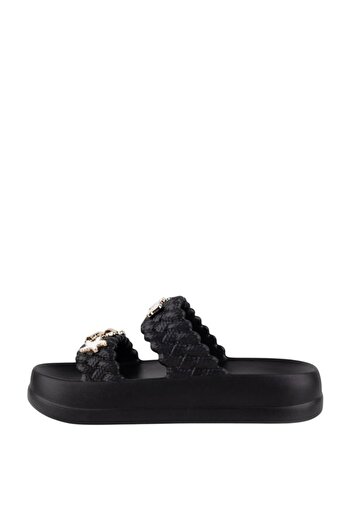 Liger Papuci de zi cu zi pentru femei, eleganti, confortabili, negri