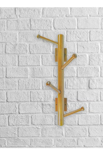 co arma Easy to install and highly durable wooden wall clothes hanger