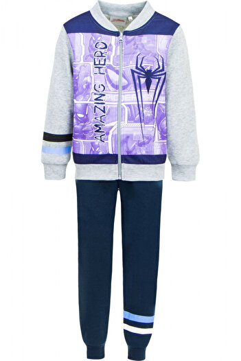 SPIDERMAN Boys' Spiderman tracksuit TH1309, Grey 4 years