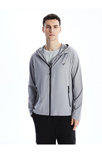 LC Waikiki Xside Active Hooded Long Sleeve Men's Zip-Up Sweatshirt