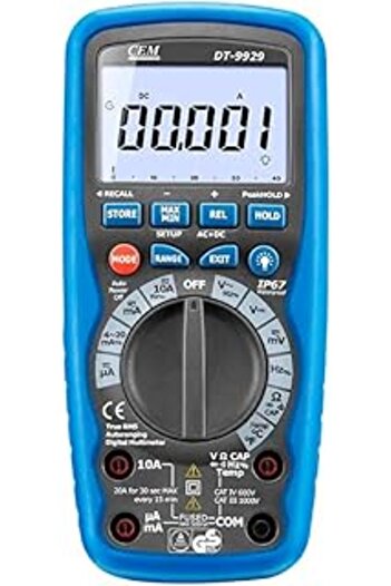 Inkatech Cem Dt-9929 Ip67 Trms Industrial Multimeter