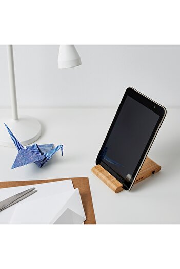 IKEA 3 x Bamboo Mobile Phone/Tablet Holder