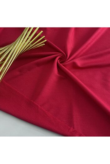 Kaf Kumaş Viscose Two Yarn Fabric |   Red