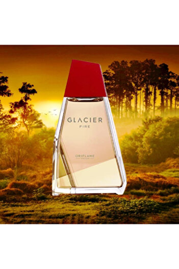 Oriflame Set El parfum Glacier Fire + insigna
