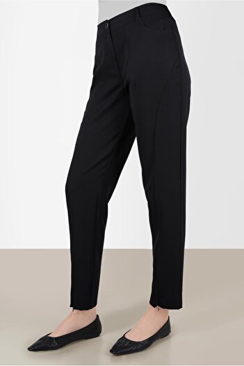 Alvina 70383 Model Zipper Detailed Pants