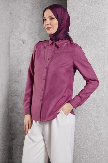 Alvina 45240 Model Shirt Collar Blouse