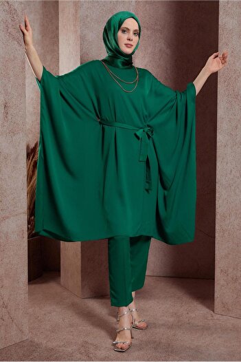 Alvina Belted Trousers Suit 44424