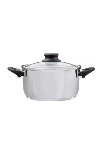 Domotti Stainless steel pot with lid 24cm, 6.1L, Lima