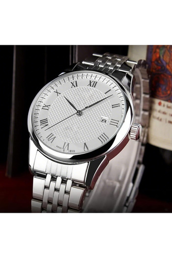 COOYA Wrist Watch, Business, Stainless Steel Waterproof, Luxury Casual Classic Glamour Watches for Man