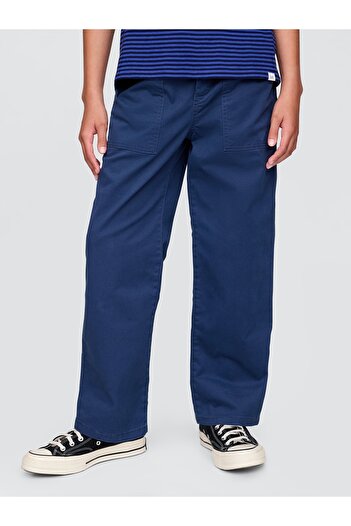 GAP Erkek Çocuk Mavi UltraSoft  Khaki Pantolon