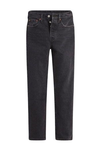 Levi's 501 Crop Local Tr Off Topic Μαύρο γυναικείο τζιν