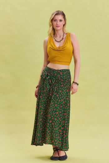 Los banditos Casual Asymmetrical Skirt
