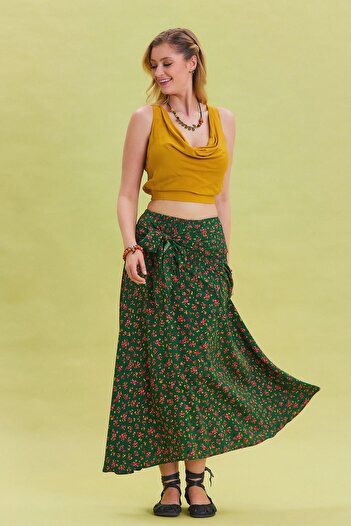 Los banditos Casual Asymmetrical Skirt