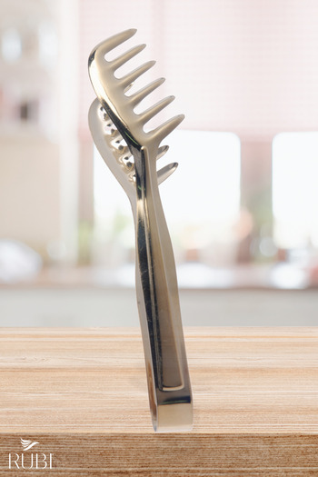rubihome Gold Stainless Steel Luxury Pasta Tongs