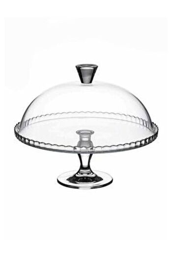 Paşabahçe Cake Cake Jar Presentation Plate with Lid 95200