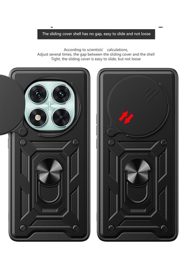m.tk moveteck Xiaomi Redmi Note 14 Pro Plus Case Camera Protected Armor Military Tank Armor Cover with Sliding Ring
