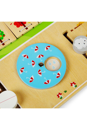 BIGJIGS Toys Ξύλινος μετεωρολογικός σταθμός