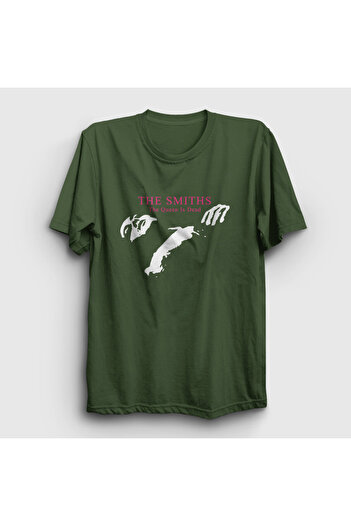 Presmono Unisex Khaki T-Shirt the Queen Is Dead the Smiths 525068 Tt