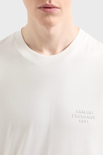 Armani Exchange 100% βαμβάκι κανονική εφαρμογή Basic T-shirt Ανδρικό T SHIRT XM 000752   AF12308 U0009