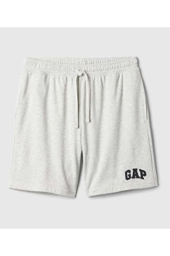 GAP V-Frch Ft Heritage Logo Κοντό υφασμάτινο σορτς Ανδρικό σορτς ΓΚΡΙ