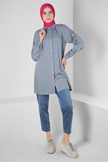 Alvina TASSEL DETAIL BUTTONED TUNIC 43913